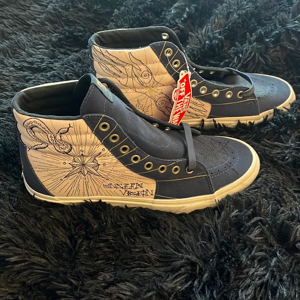 Vans Sk8-Hi Mystic Parisian Night Shifting Sand Power Within Sz 8.5 Men/10 Women